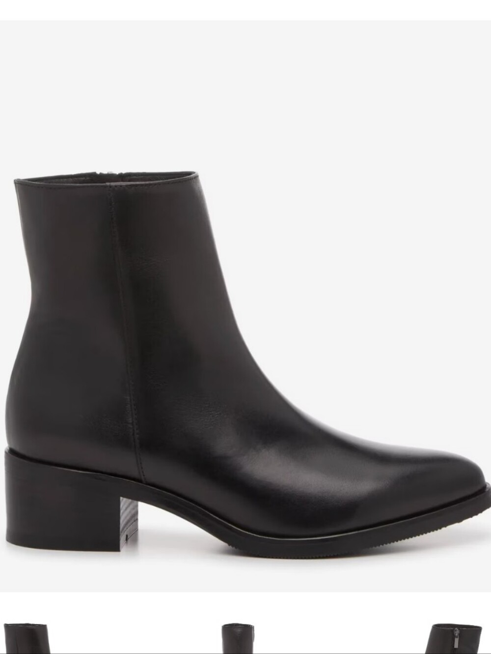 Anna Luisa Cortina Bootie Woman's Size 10 Black Made In Italy
